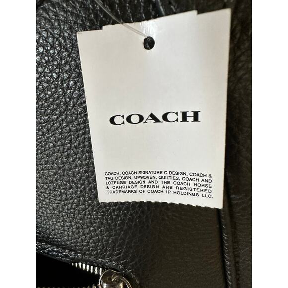 COACH Meadow Shoulder Bag - NWT -C074 - Black - Picture 7 of 14